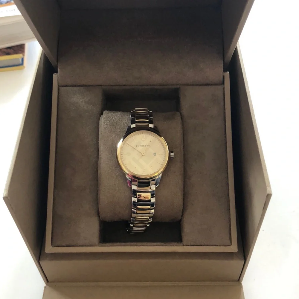 Burberry Women Classic Two-Tone Swiss Quartz Watch - Picture 7 of 8